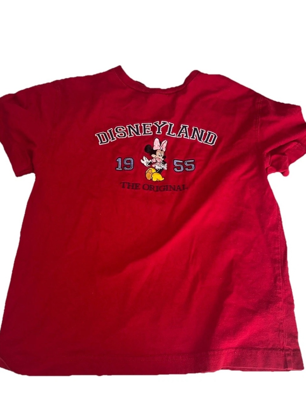 Disney Land Resort Red Minnie Mouse Short Sleeve Tshirt Size L